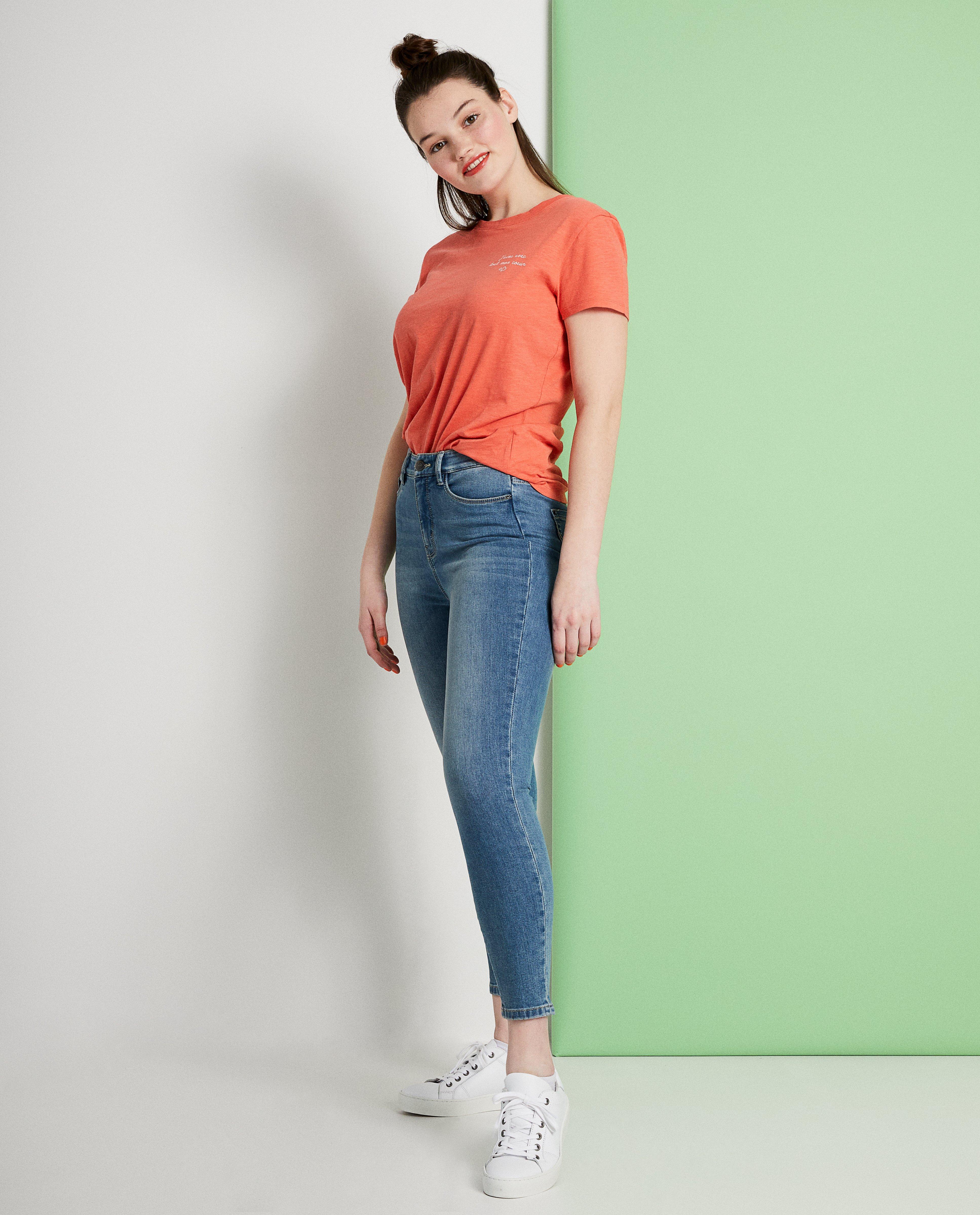 Super skinny bleu clair AUTUMN - délavé - JBC