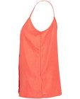 Chemises - Top rouge corail, boutons 