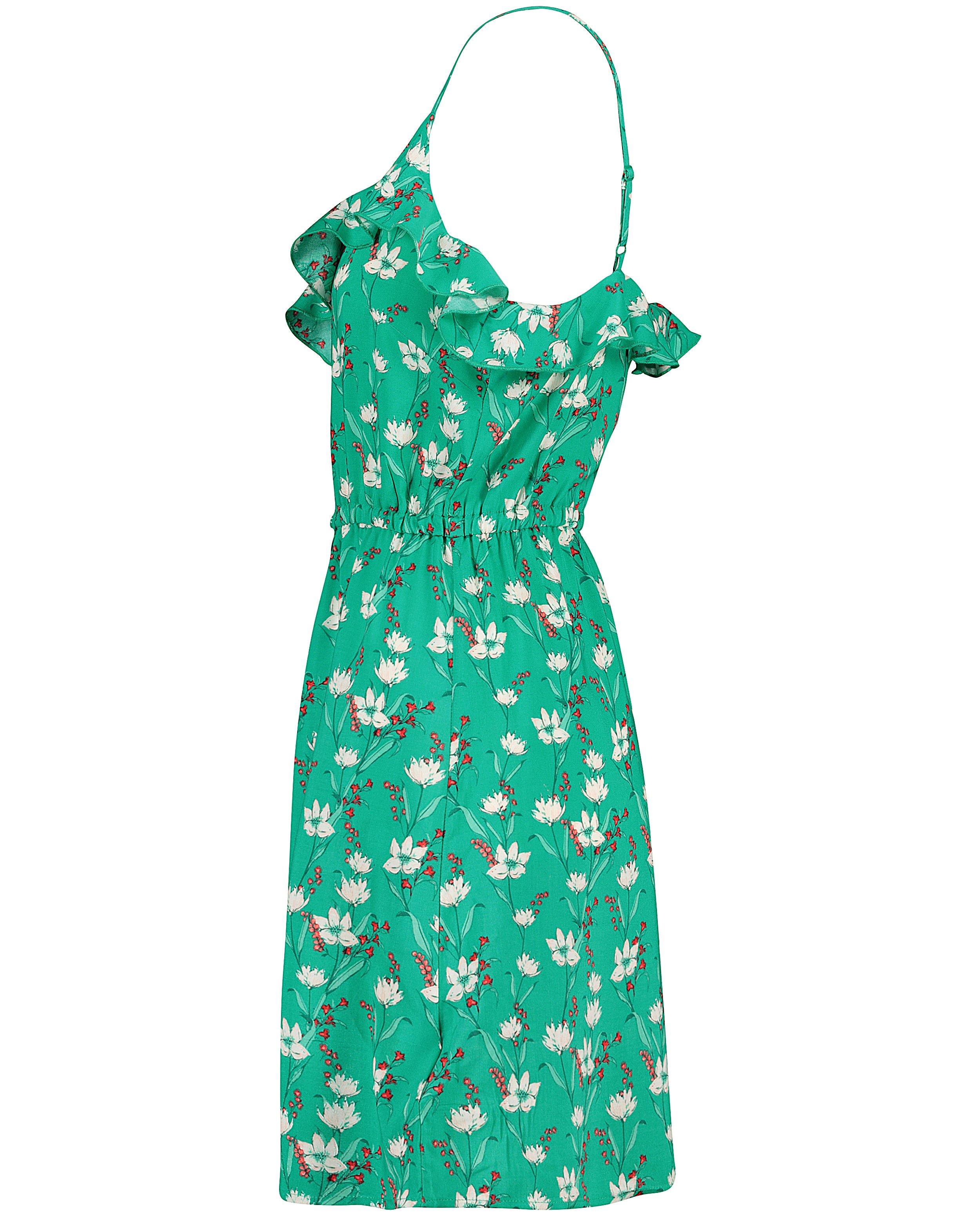Robes - Robe verte, imprimé fleuri