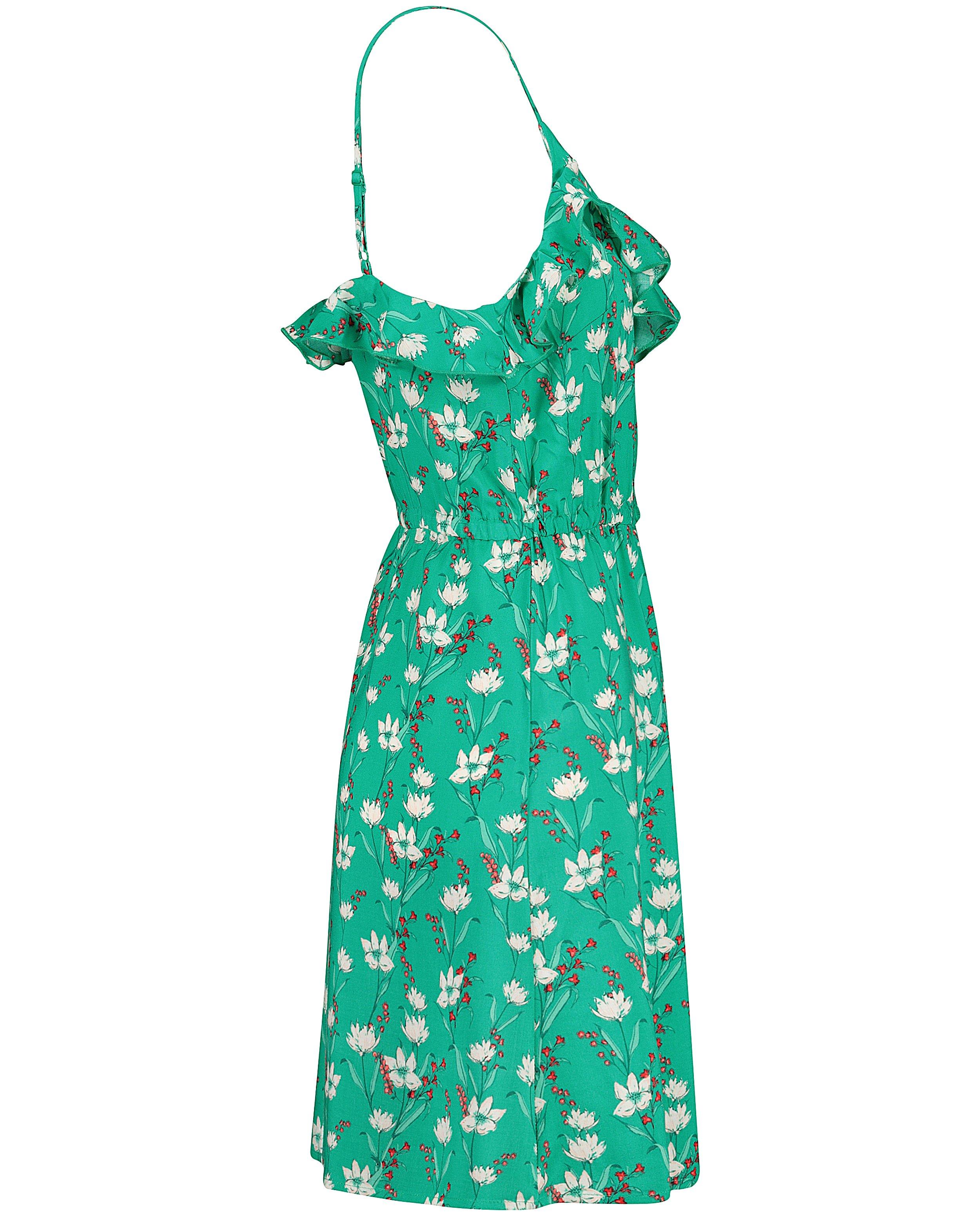 Robes - Robe verte, imprimé fleuri