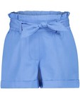 Shorts - Short bleu, ceinture, Heidi