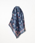 Blauw sjaaltje met tropische print - met allover print - JBC
