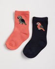 2 paires chaussettes - imprimé d’oiseau - JBC
