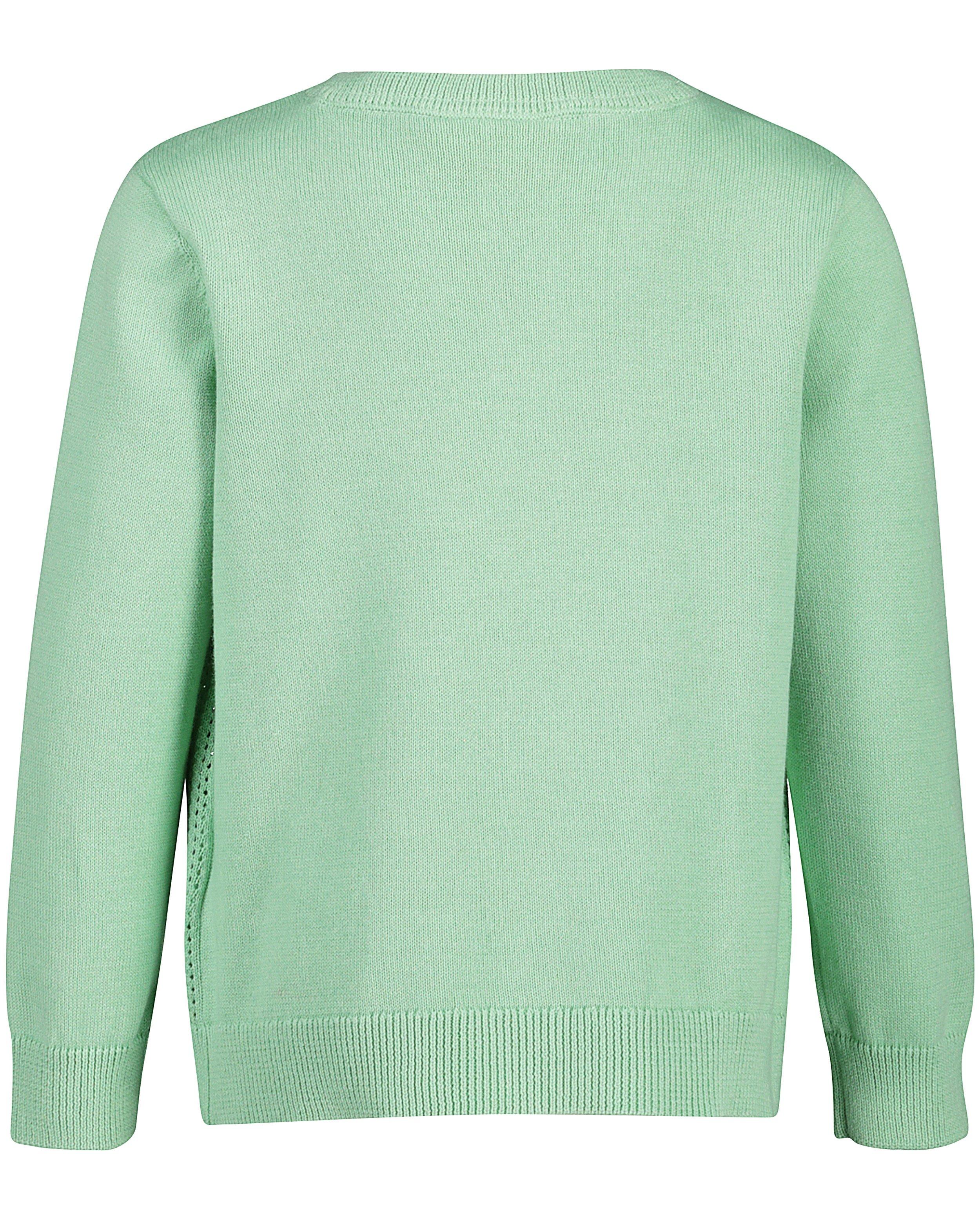 Cardigans - Mintgroene cardigan met ajour Maya