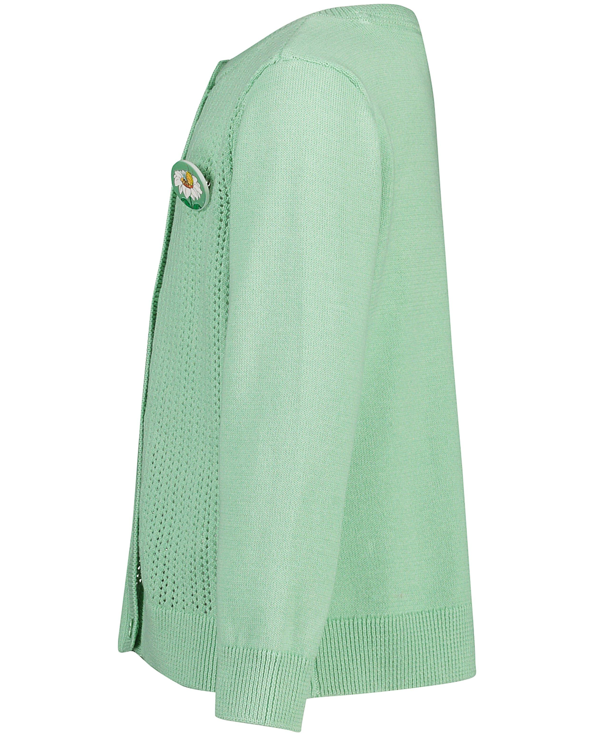 Cardigans - Mintgroene cardigan met ajour Maya