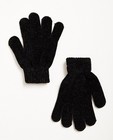Fluwelen handschoenen - in zwart - JBC