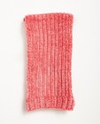 Fluwelen sjaal - in roze - JBC