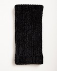 Fluwelen sjaal - in zwart - JBC