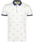 Polo's - Witte polo met palmboomprint
