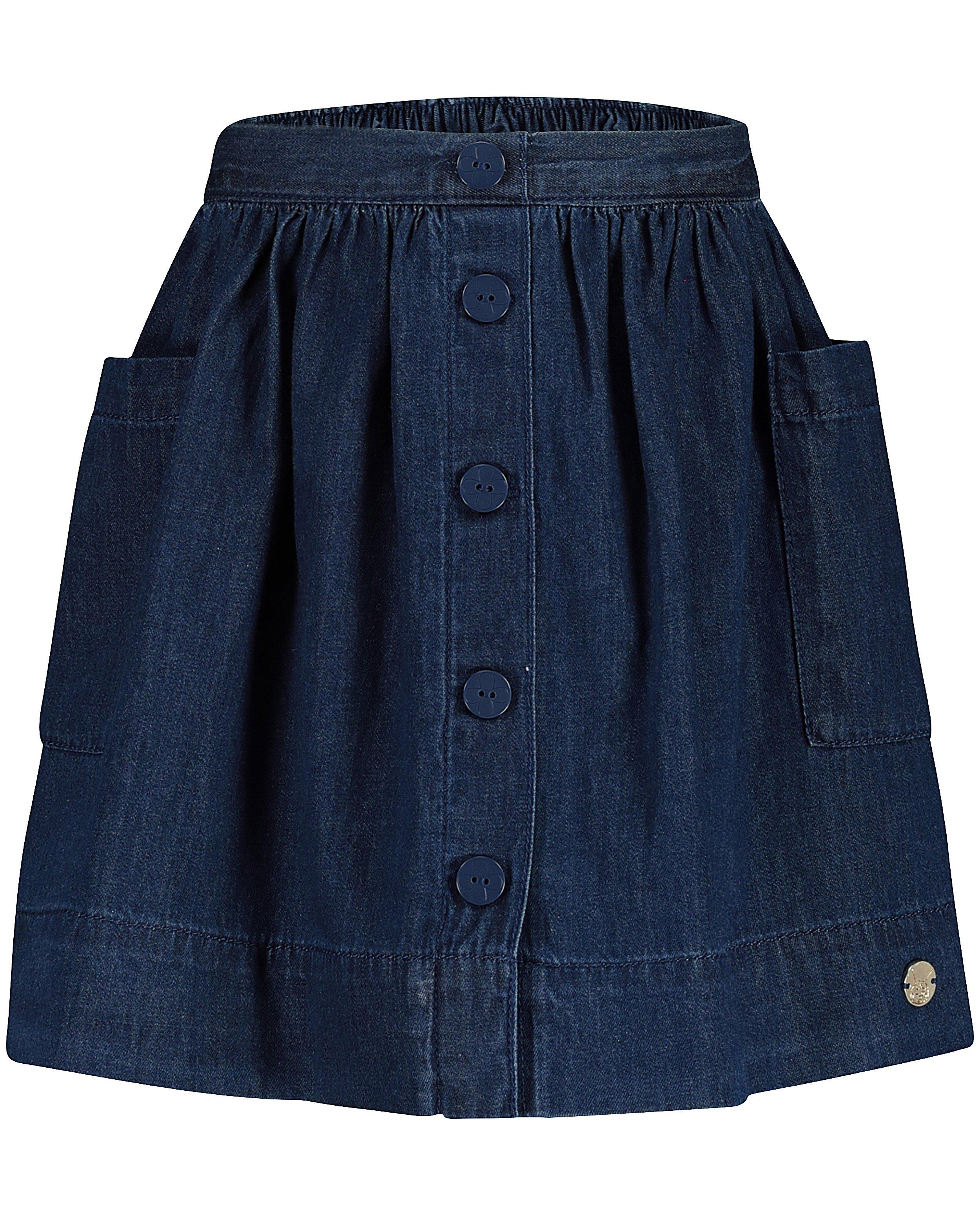 Rokken - Donkerblauwe rok van denim Maya