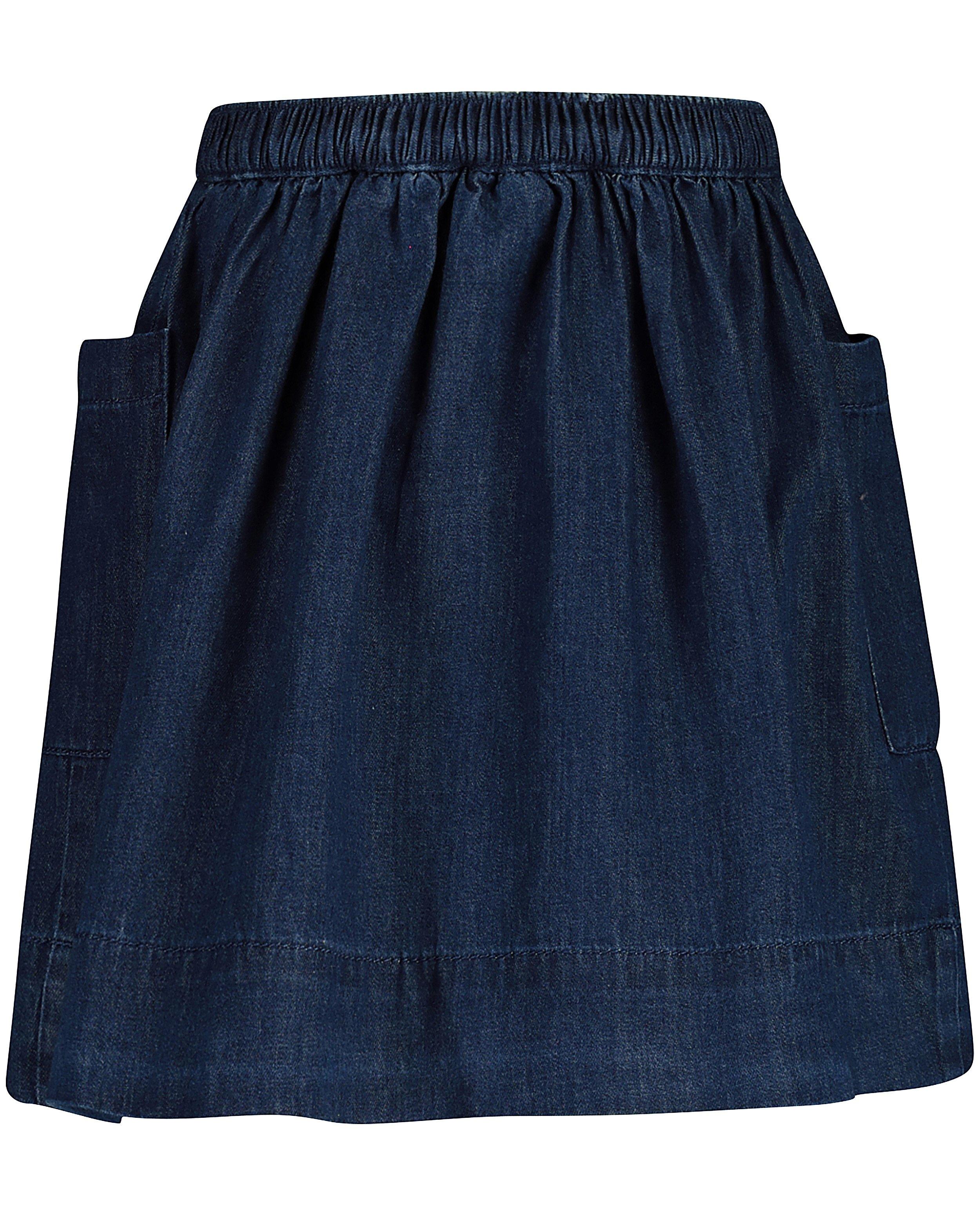 Rokken - Donkerblauwe rok van denim Maya