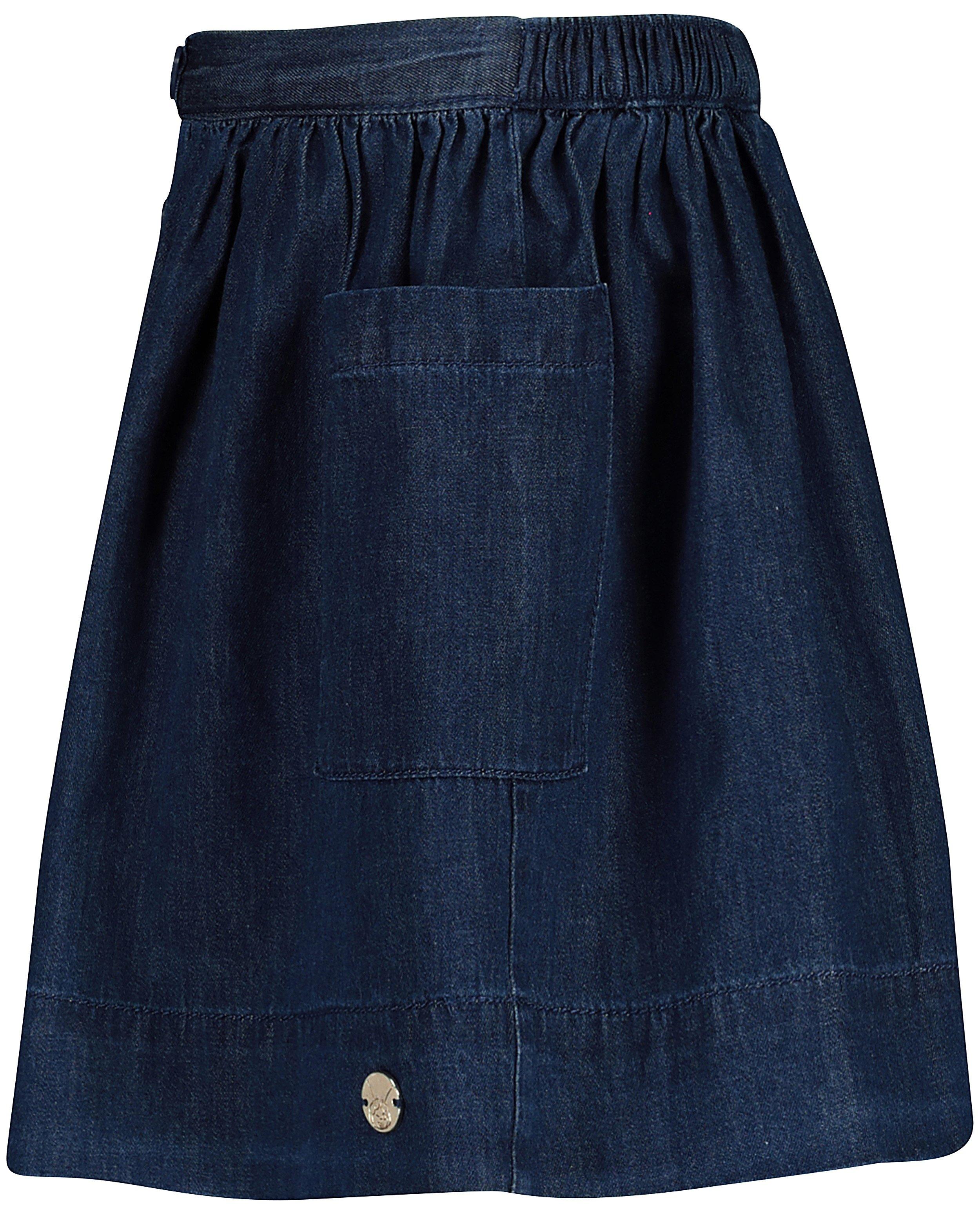 Rokken - Donkerblauwe rok van denim Maya