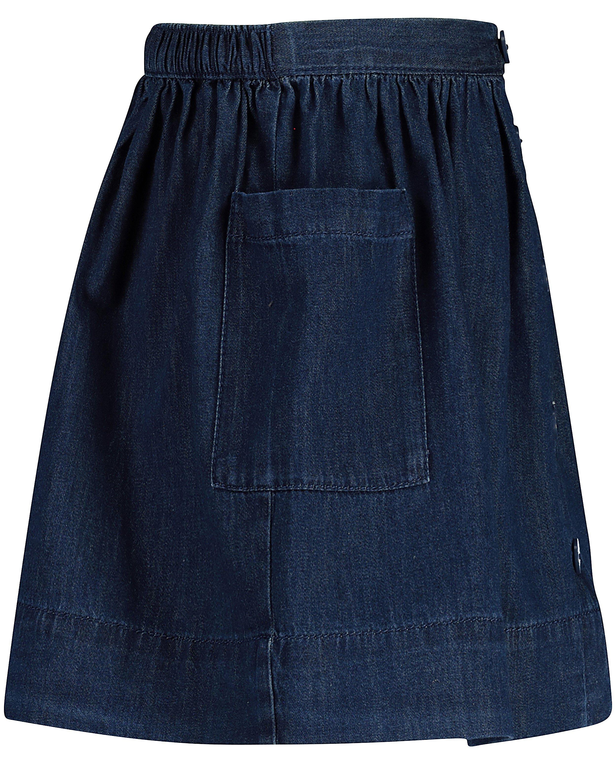 Rokken - Donkerblauwe rok van denim Maya