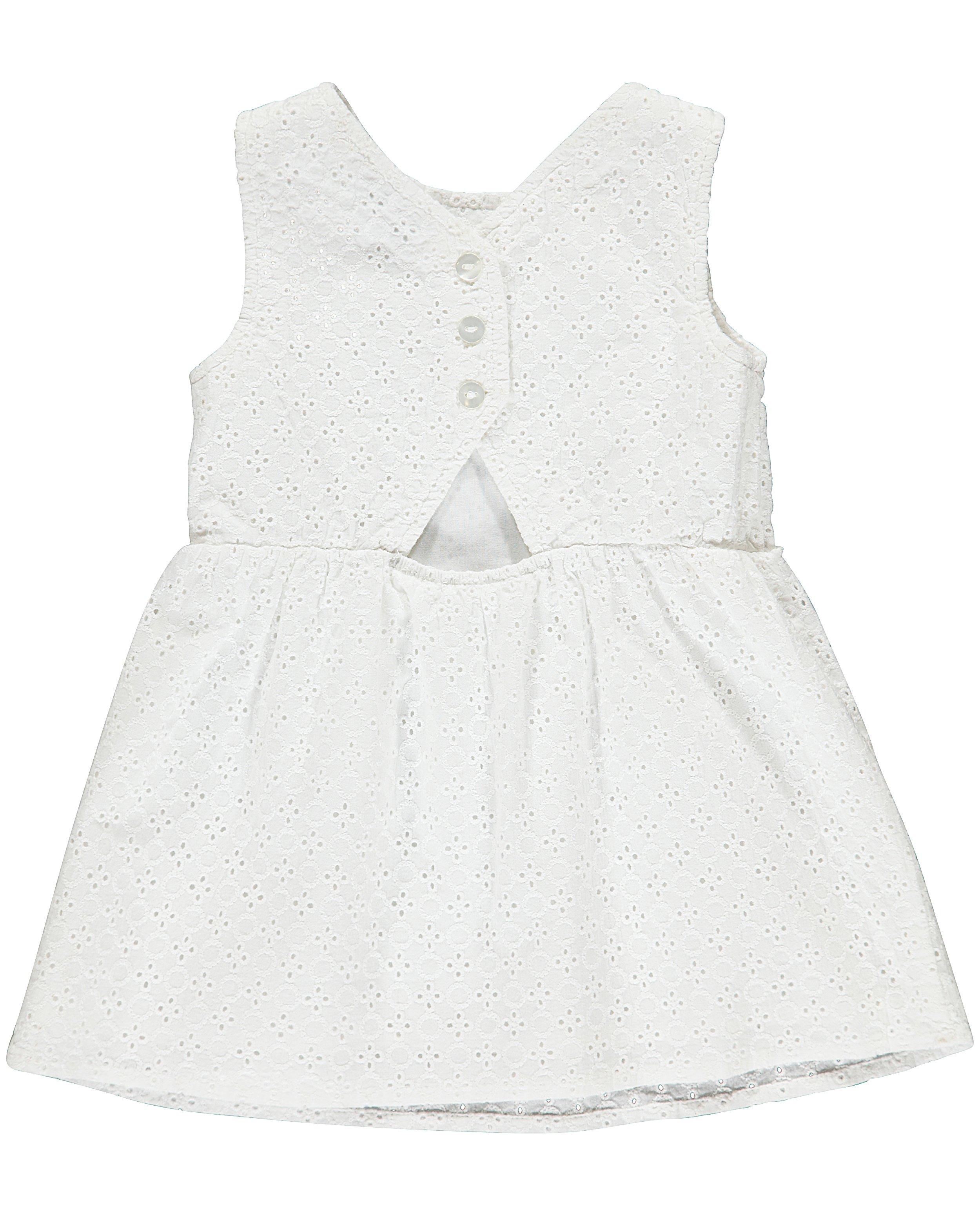 Kleedjes - Wit jurkje van broderie anglaise