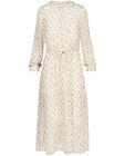 Kleedjes - Witte jurk met gele bloemenprint