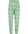Pantalons - Pantalon vert, imprimé fleuri