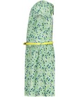 Kleedjes - Groene jurk met bloemenprint Maya