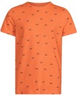 T-shirts - Oranje T-shirt met print BESTies