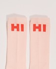 Kousen - Roze sokken 'HI' My First 