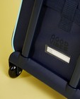 Handtassen - Donkerblauwe koffer met 4 strepen