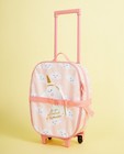 Handtassen - Roze koffer met eenhoorn