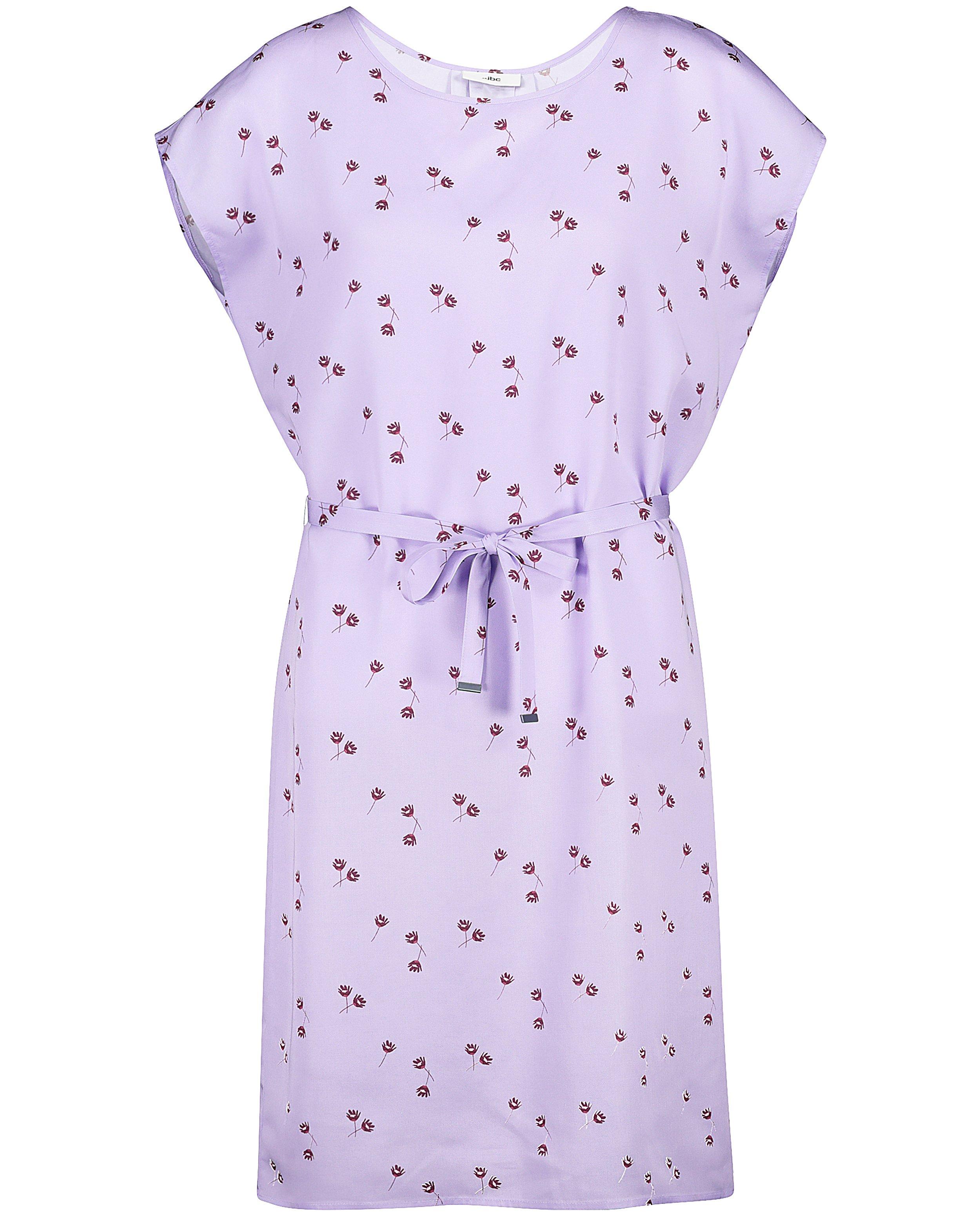 Kleedjes - Lila jurk met bloemenprint