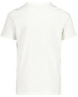 T-shirts - Wit T-shirt met strepen 7-14 jaar