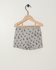 Shorts - Short gris en coton bio