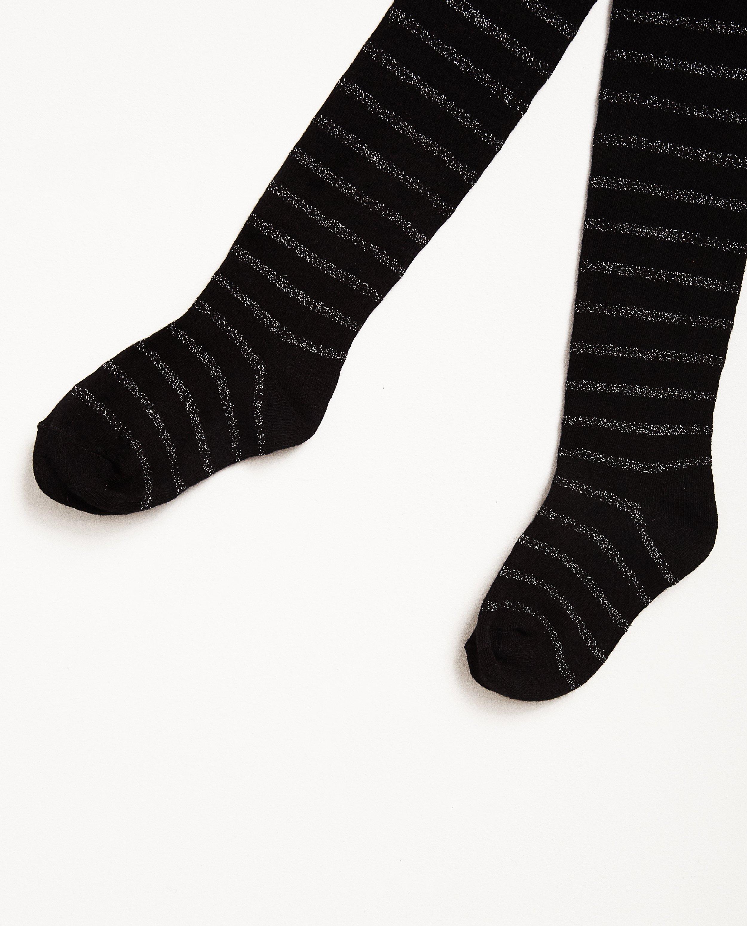 Gestreepte kousenbroek - Product Detail - zwart - afbeelding nummer 1