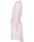 Kleedjes - Hemdjurk met witte en roze strepen