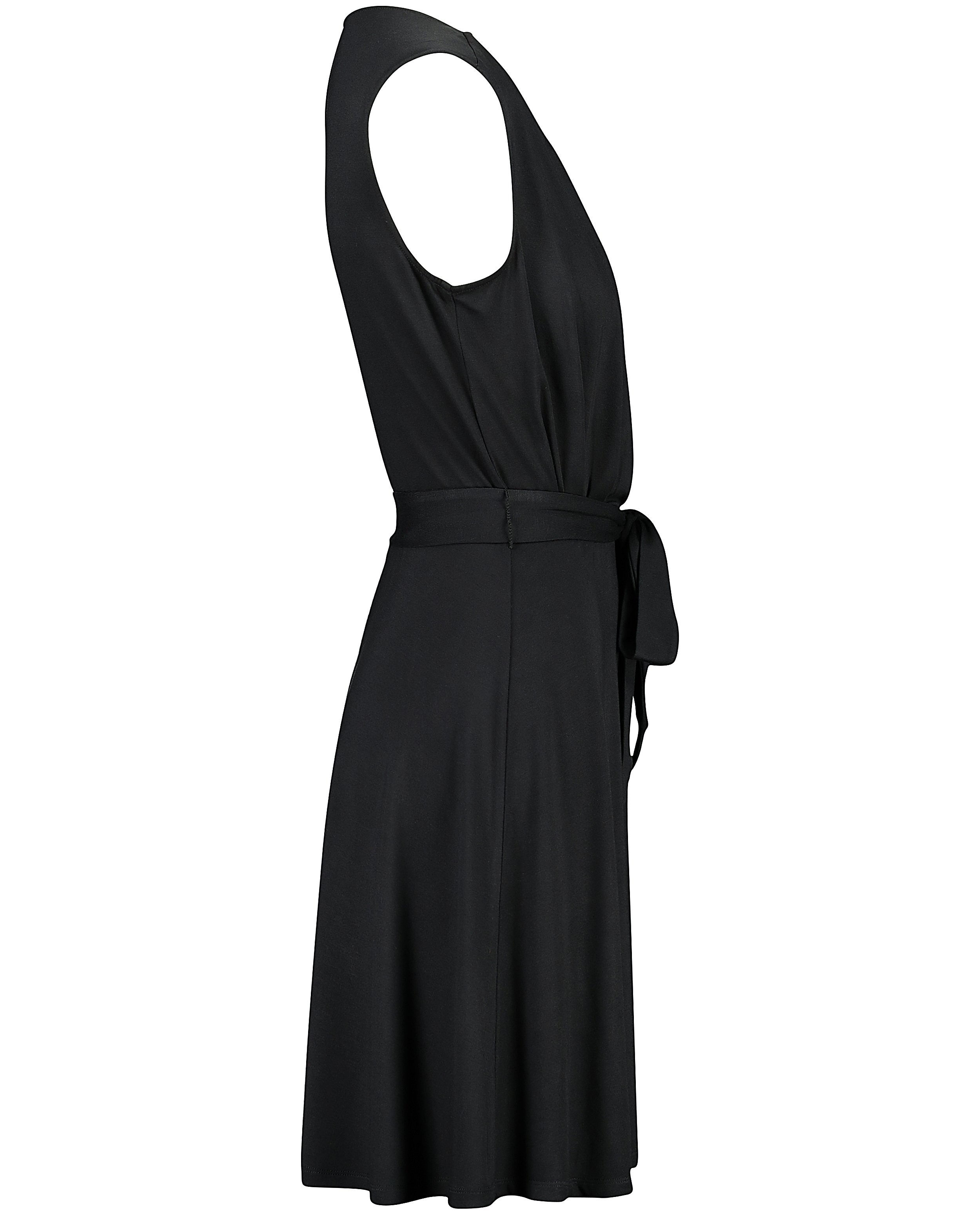 Kleedjes - Zwarte jurk met knooplint
