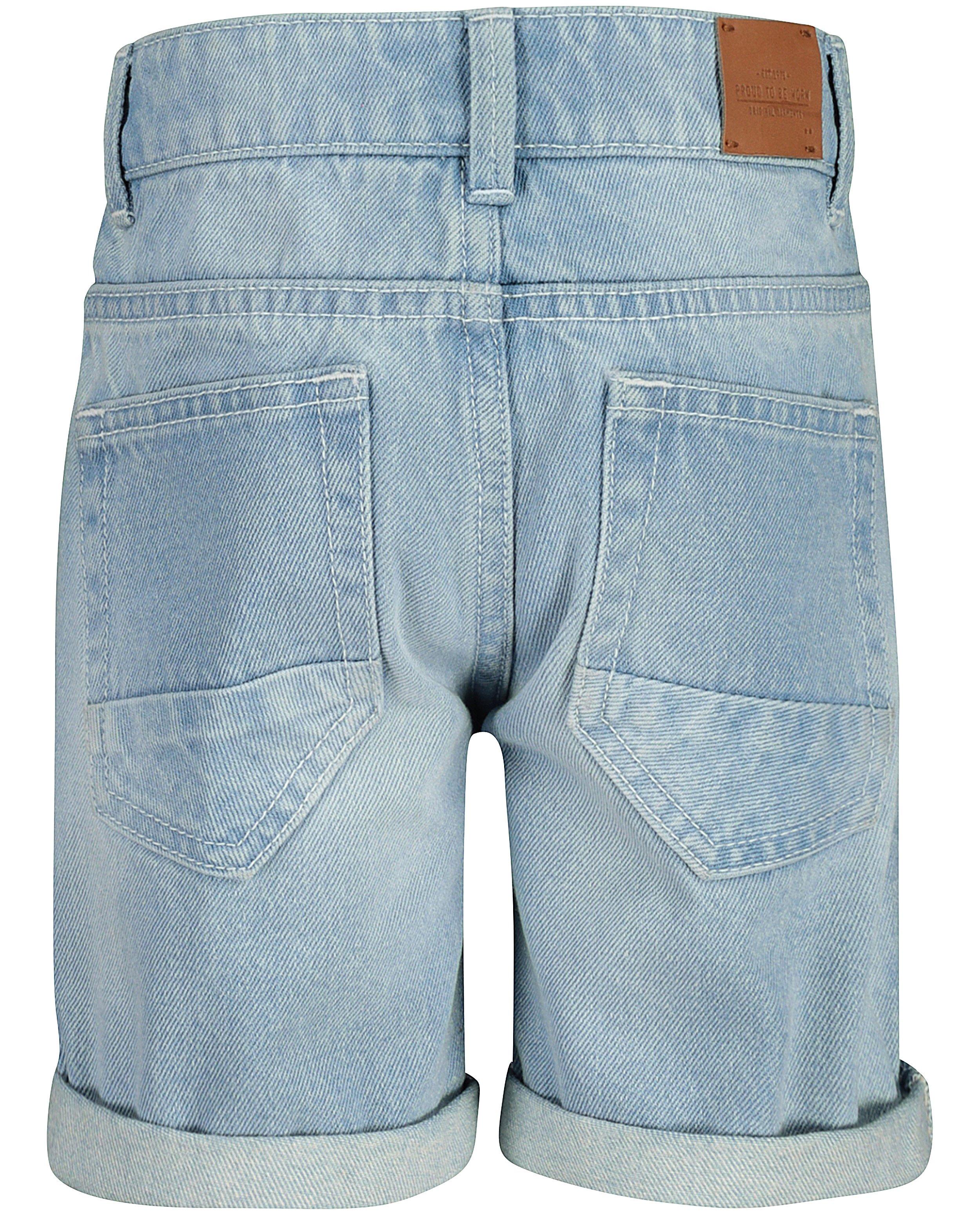 Shorts - Lichtblauwe denimshort 