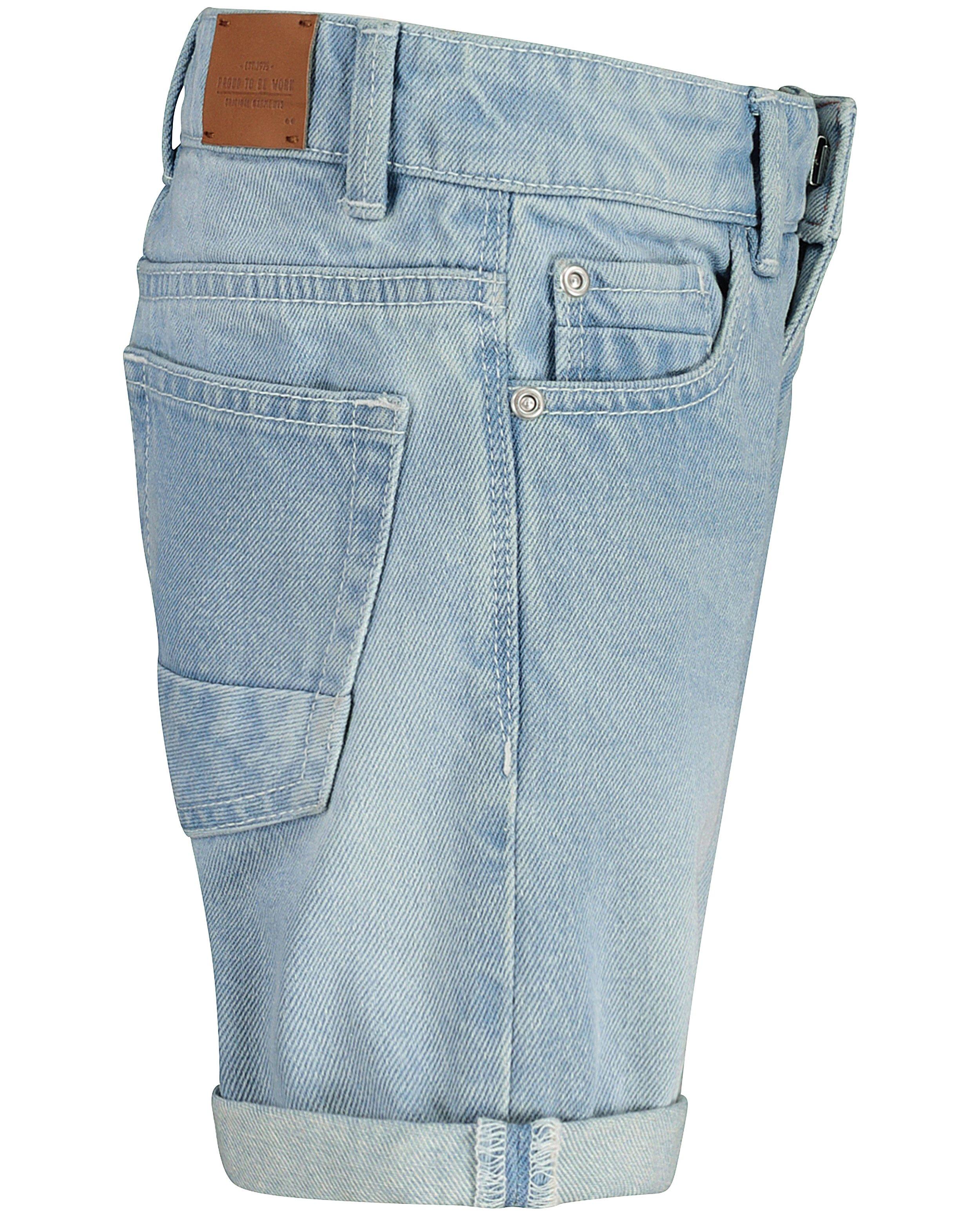 Shorts - Lichtblauwe denimshort 