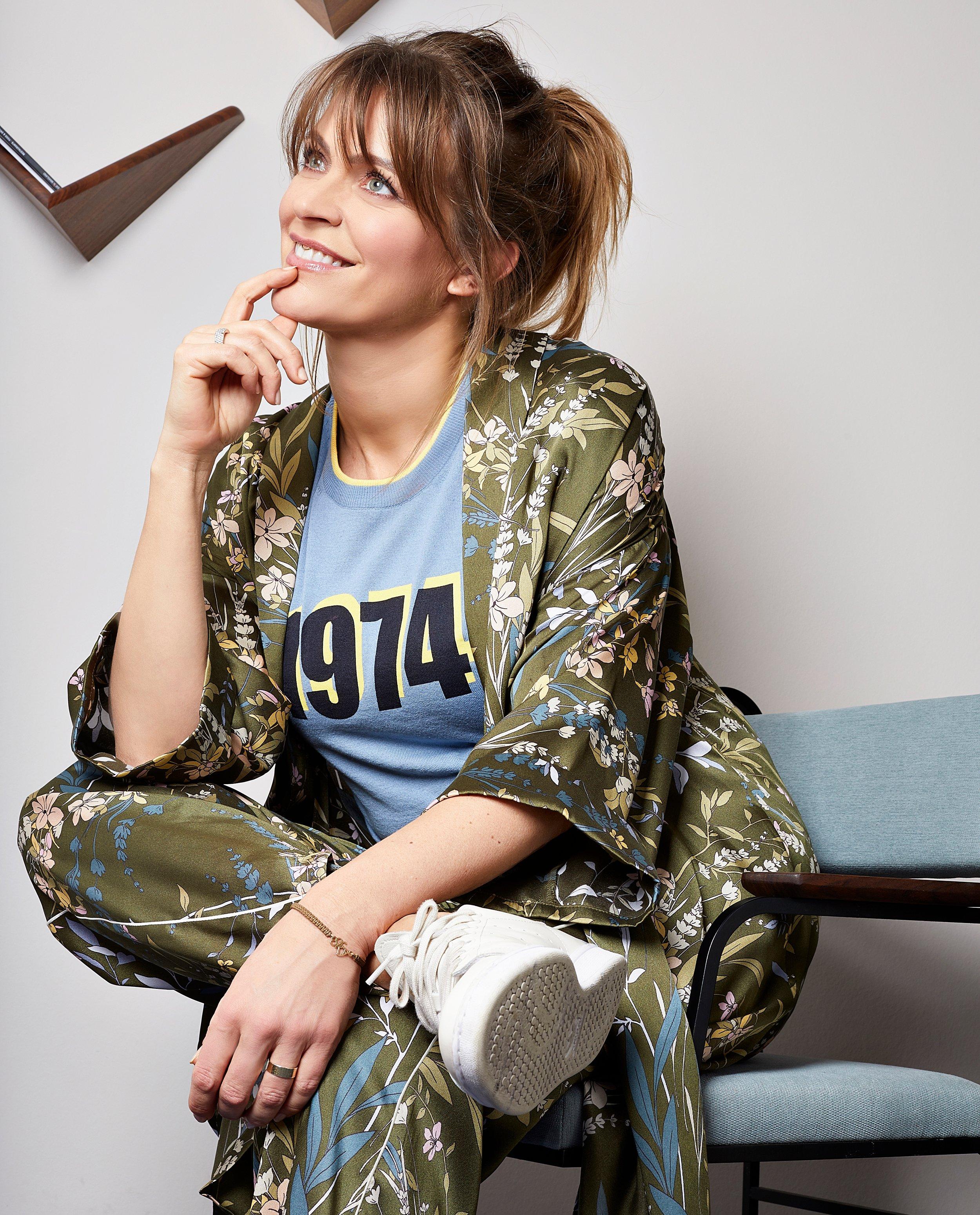 Kimono imprim&eacute; floral Karen Damen - D&eacute;tails du produit - multicolore - image num&eacute;ro 5