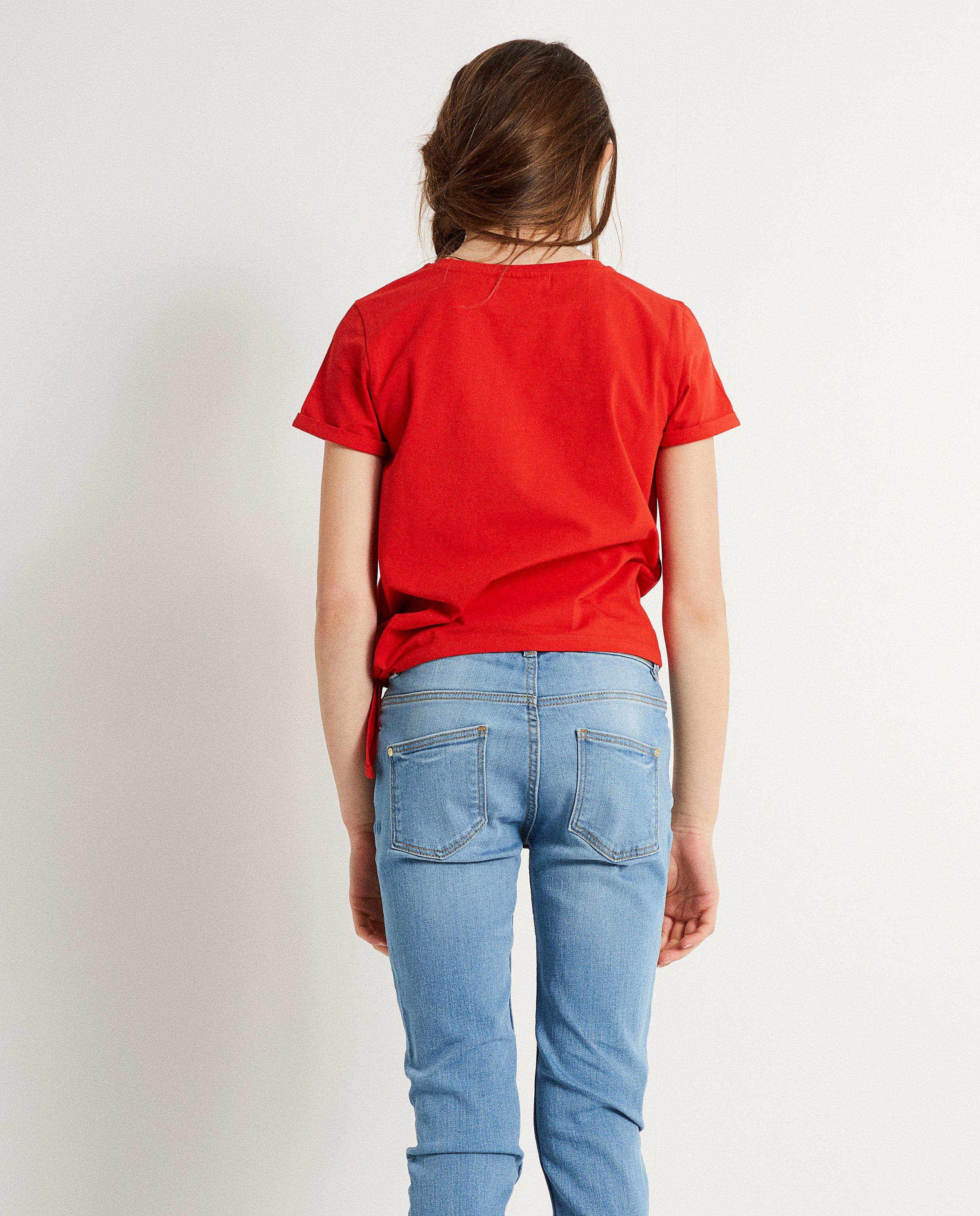 T-shirts - T-shirt met print en knooplint Urbanus