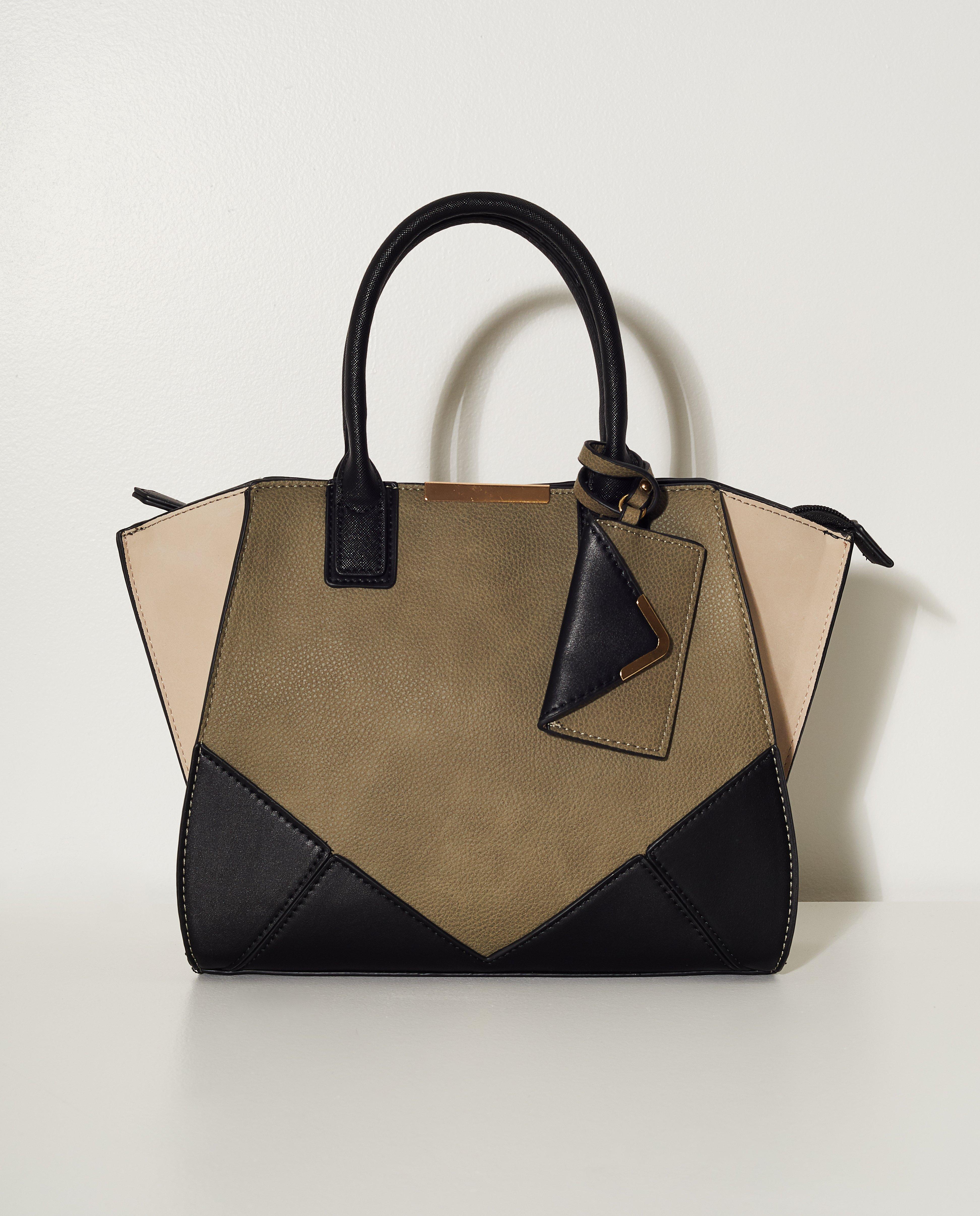 Handtas met mini-clutch - met verschillende kleuren - JBC