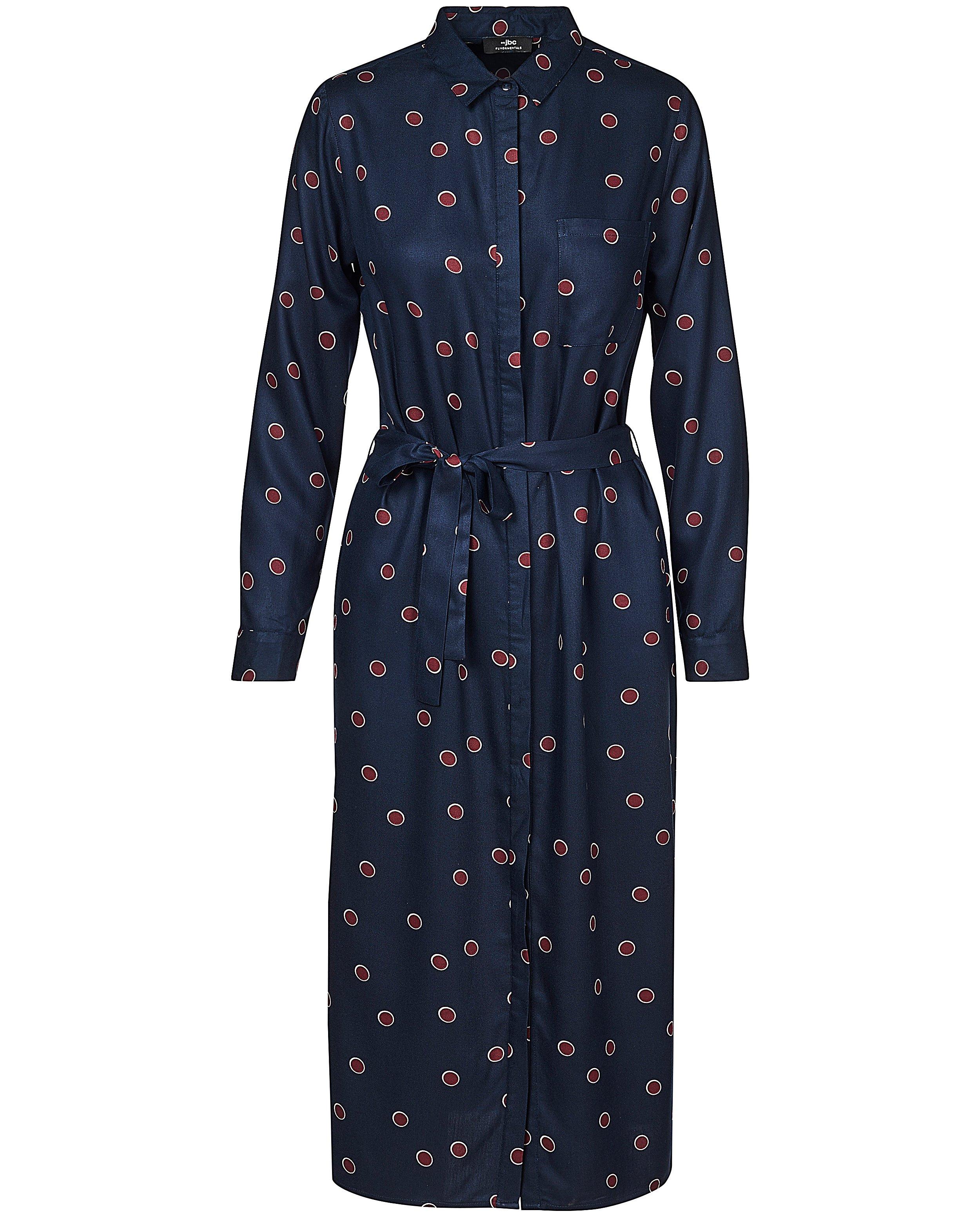 Robes - Robe bleu marine, imprimé