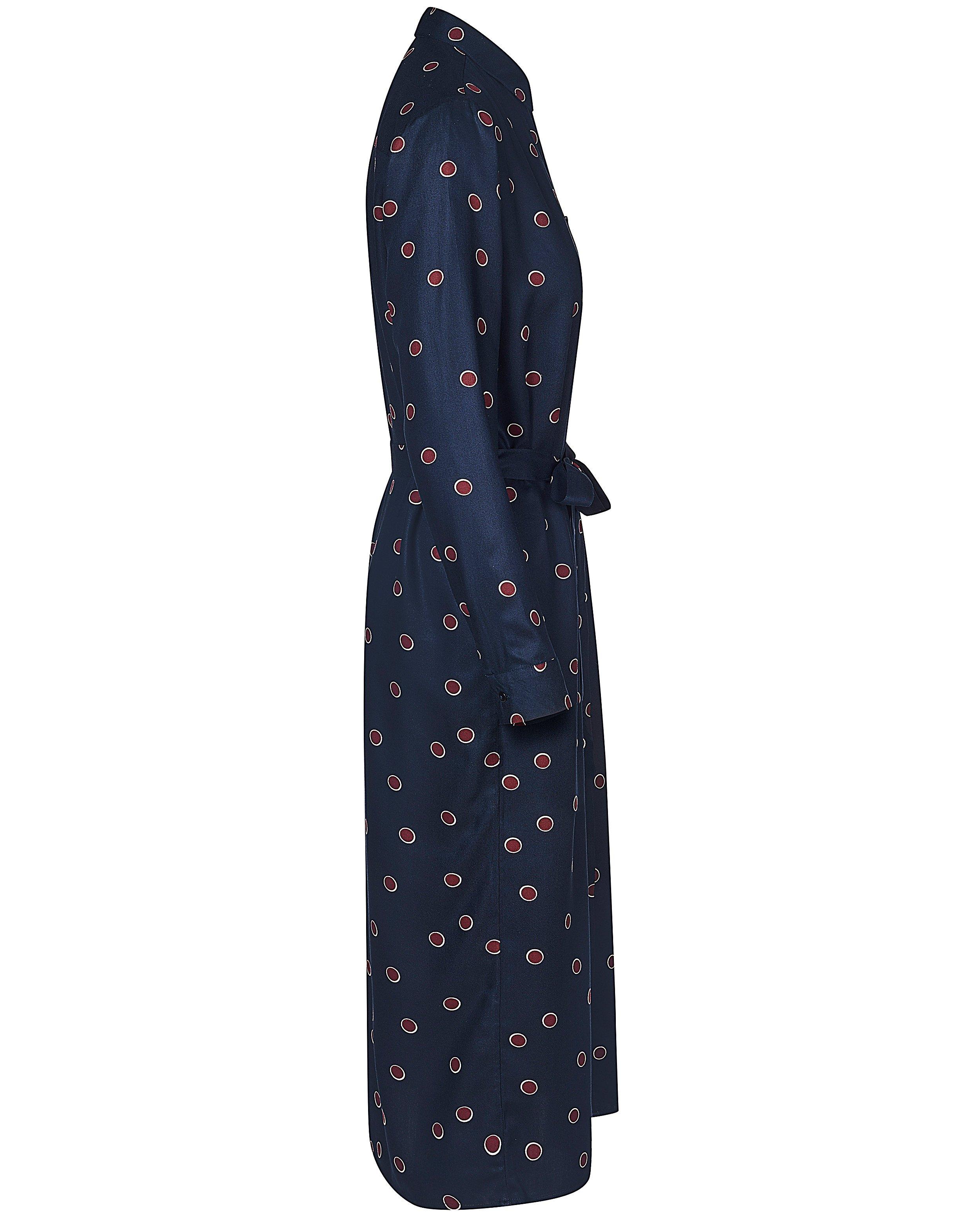 Robes - Robe bleu marine, imprimé