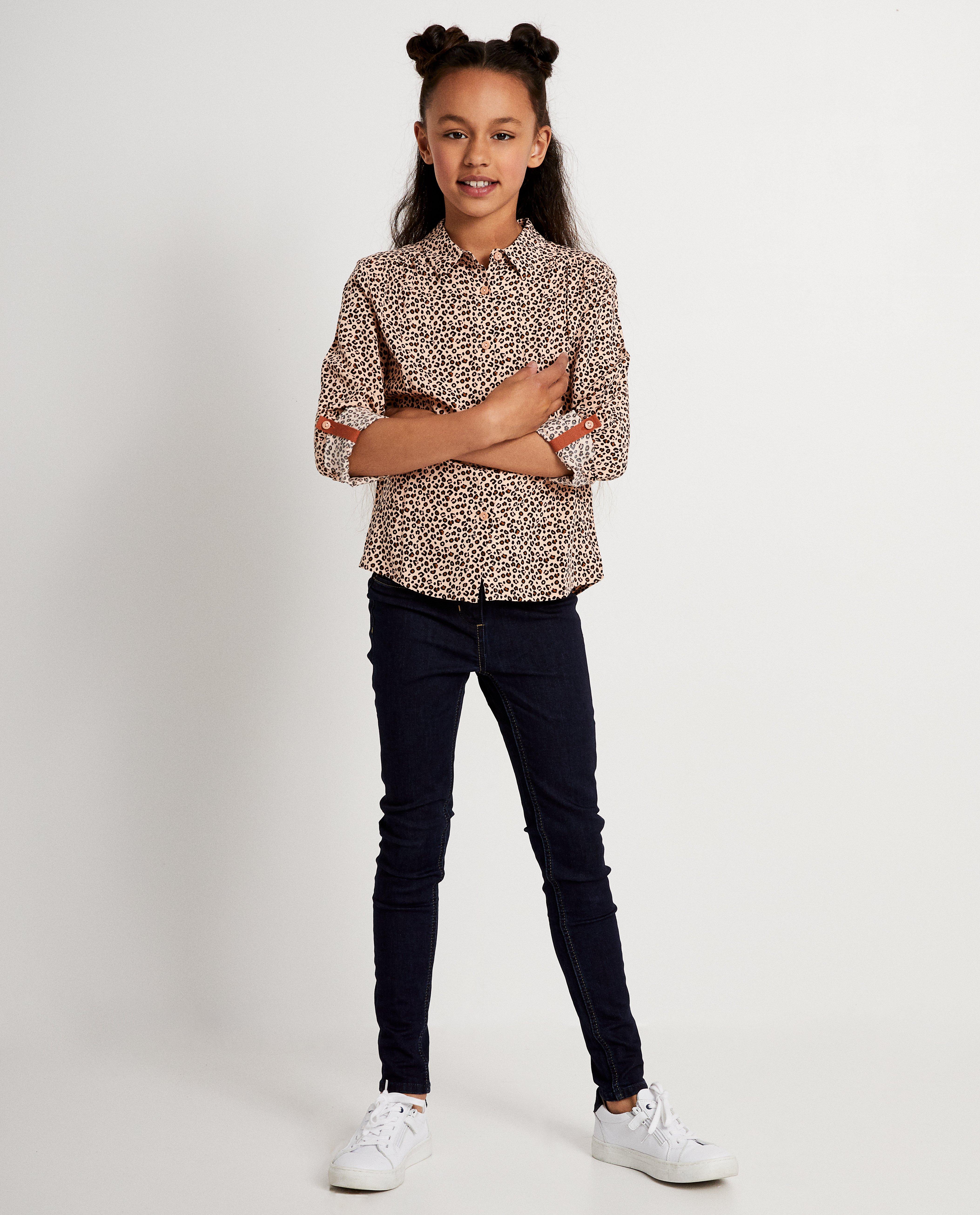 Roze hemdje met print BESTies - allover - Besties