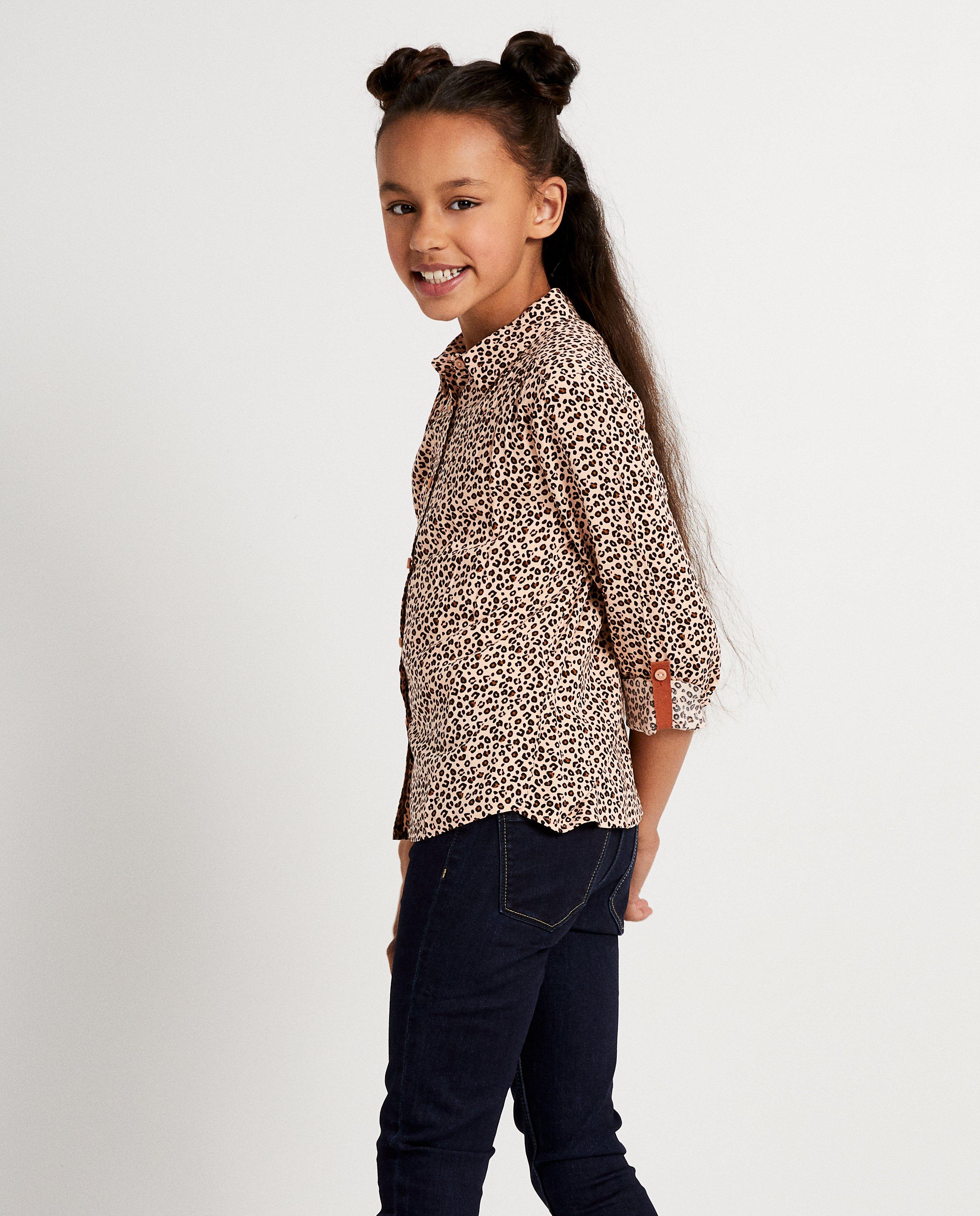 Hemden - Roze hemdje met print BESTies