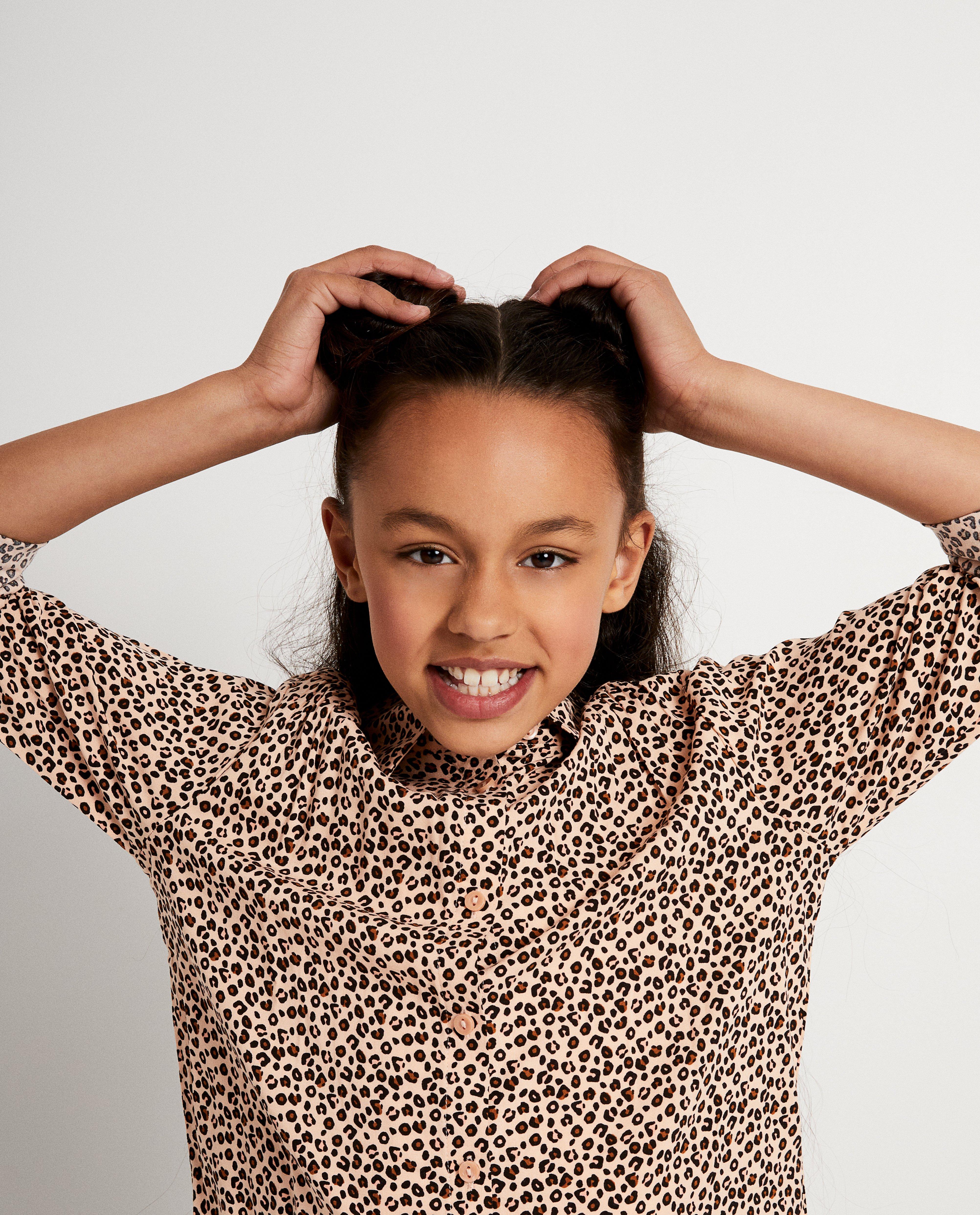 Hemden - Roze hemdje met print BESTies