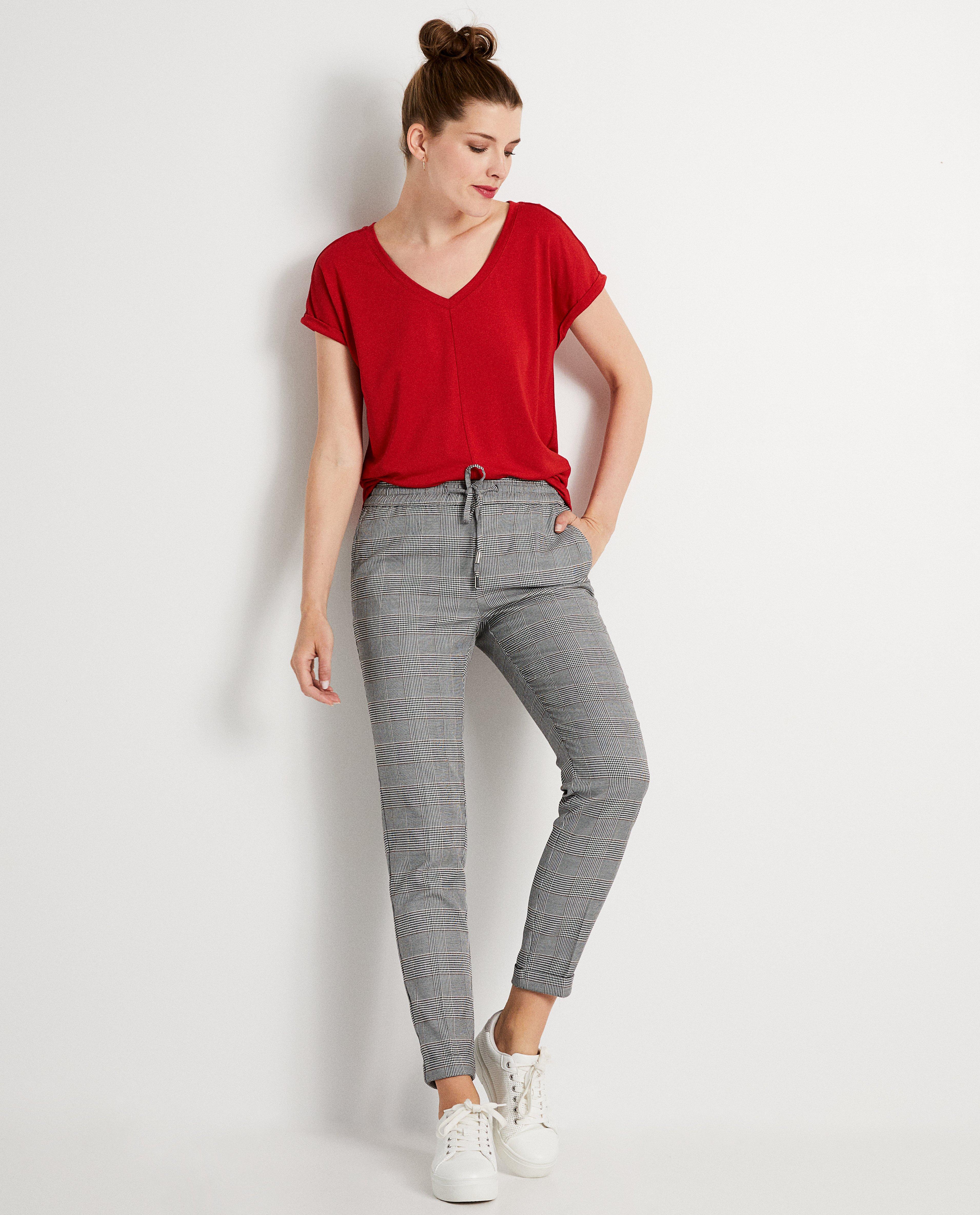 Rood T-shirt - van modal - JBC