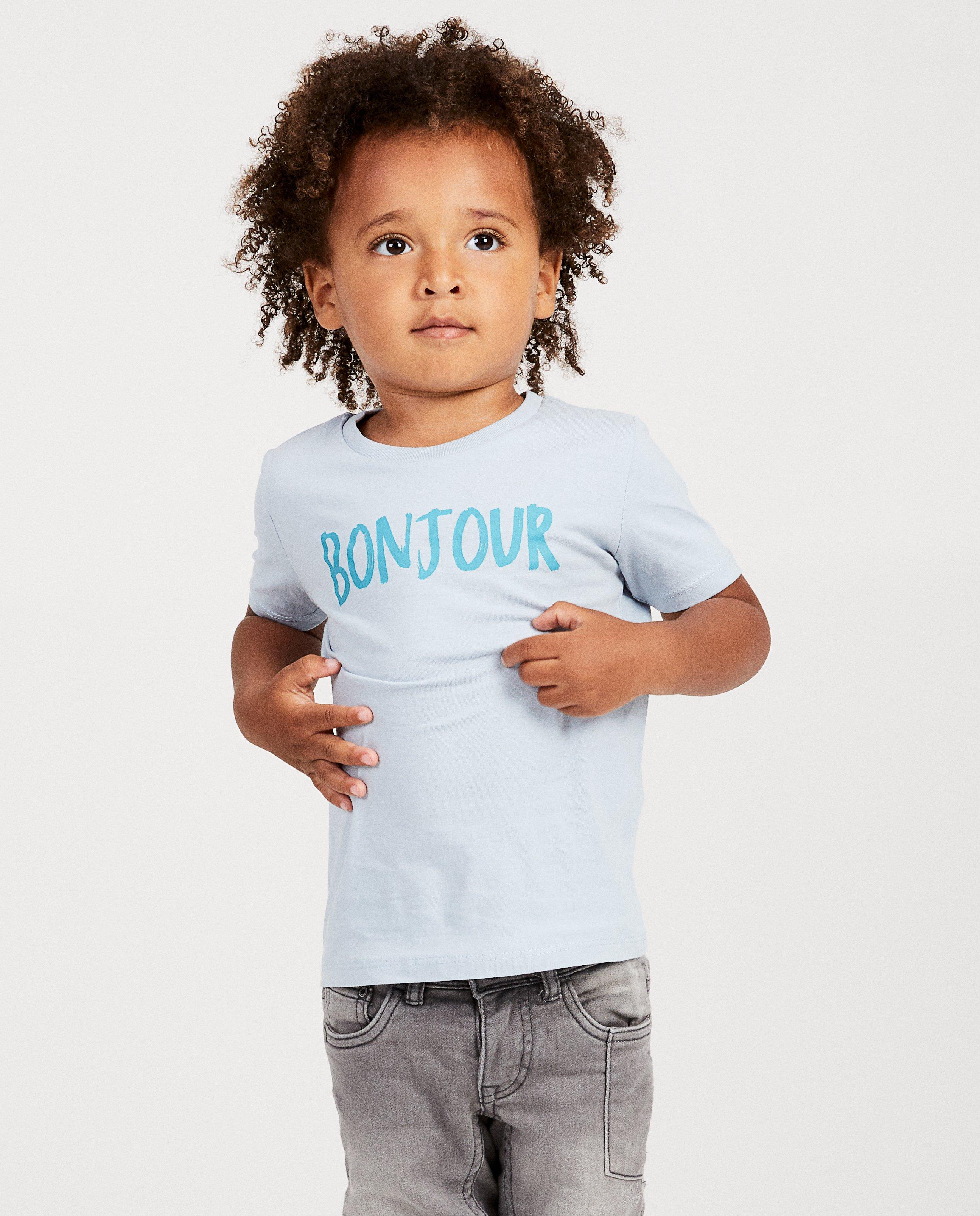 T-shirts - T-shirt bleu, imprimé BESTies