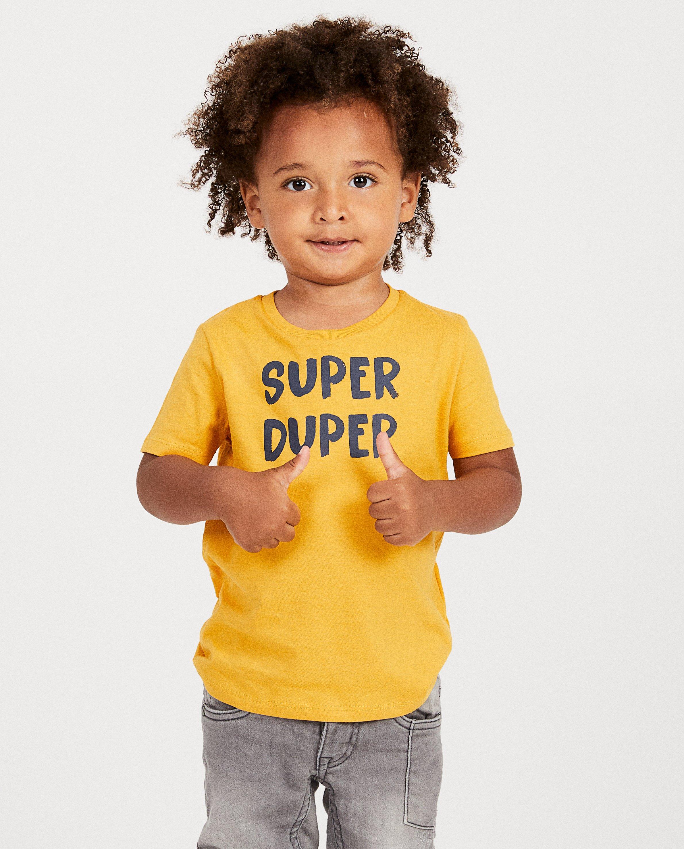 T-shirts - T-shirt jaune, imprimé BESTies