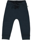 Pantalons - Jogging bleu foncé en coton bio