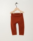 Pantalons - Jogging terracotta en coton bio