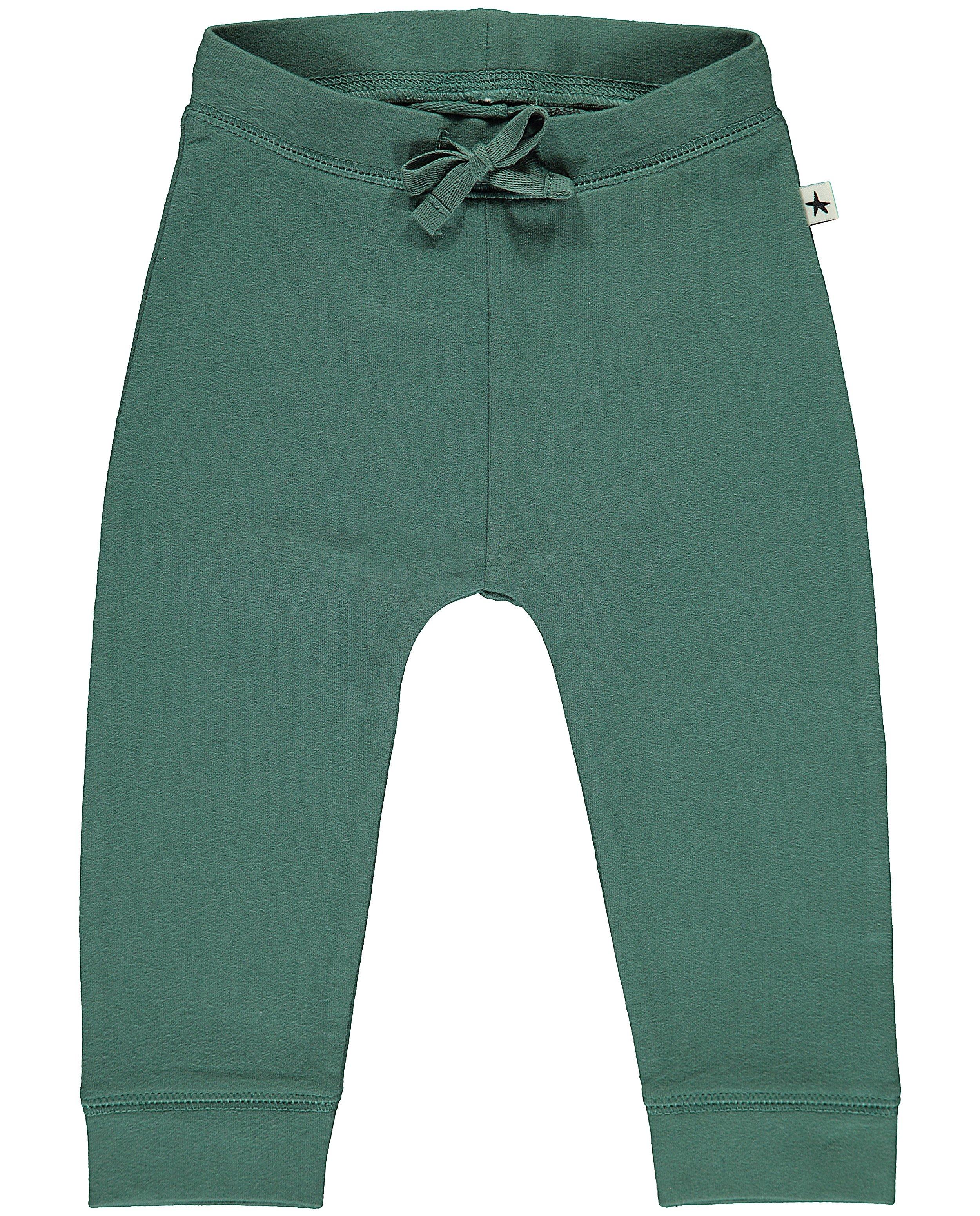 Broeken - Blauwgroene jogging van biokatoen