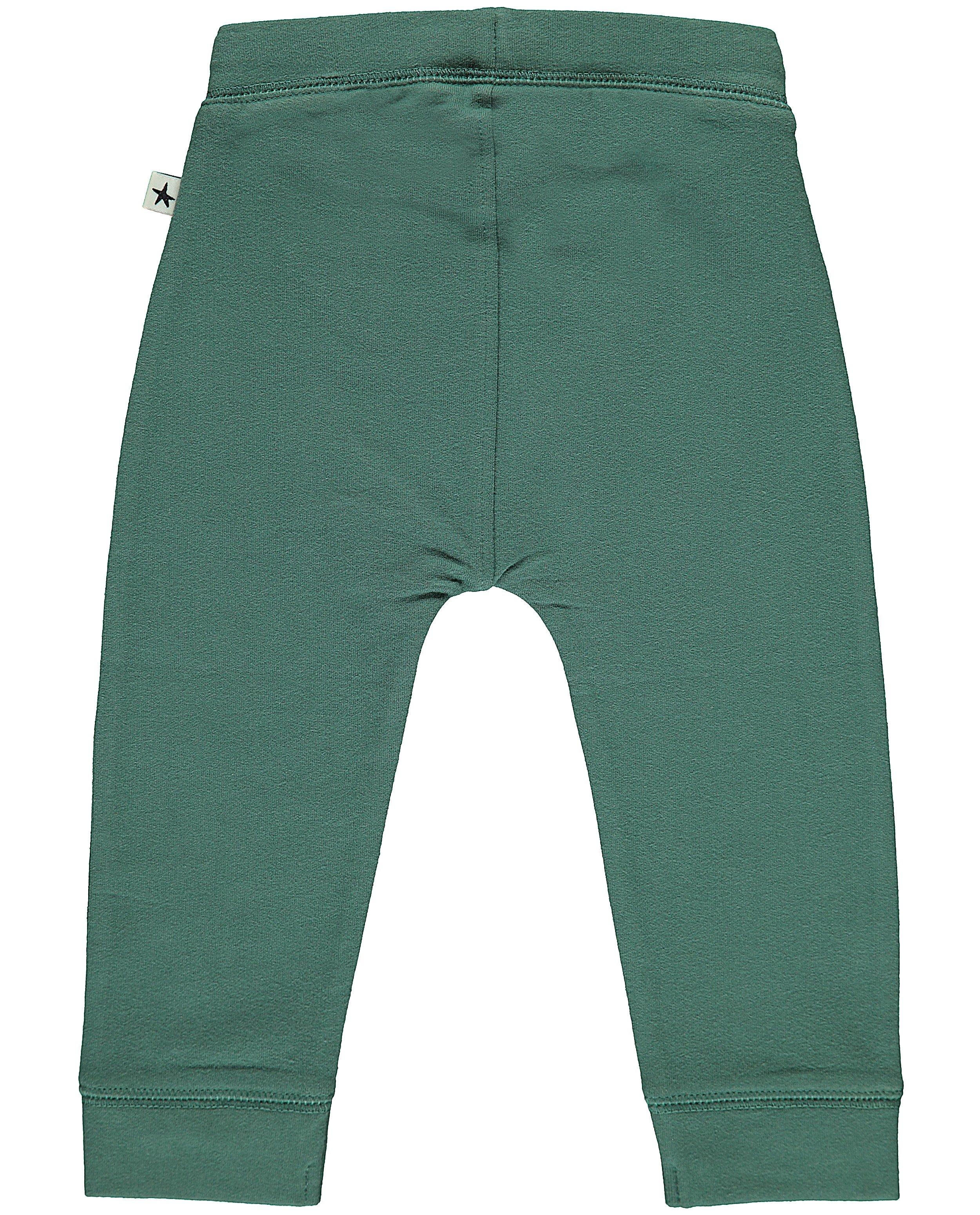 Broeken - Blauwgroene jogging van biokatoen