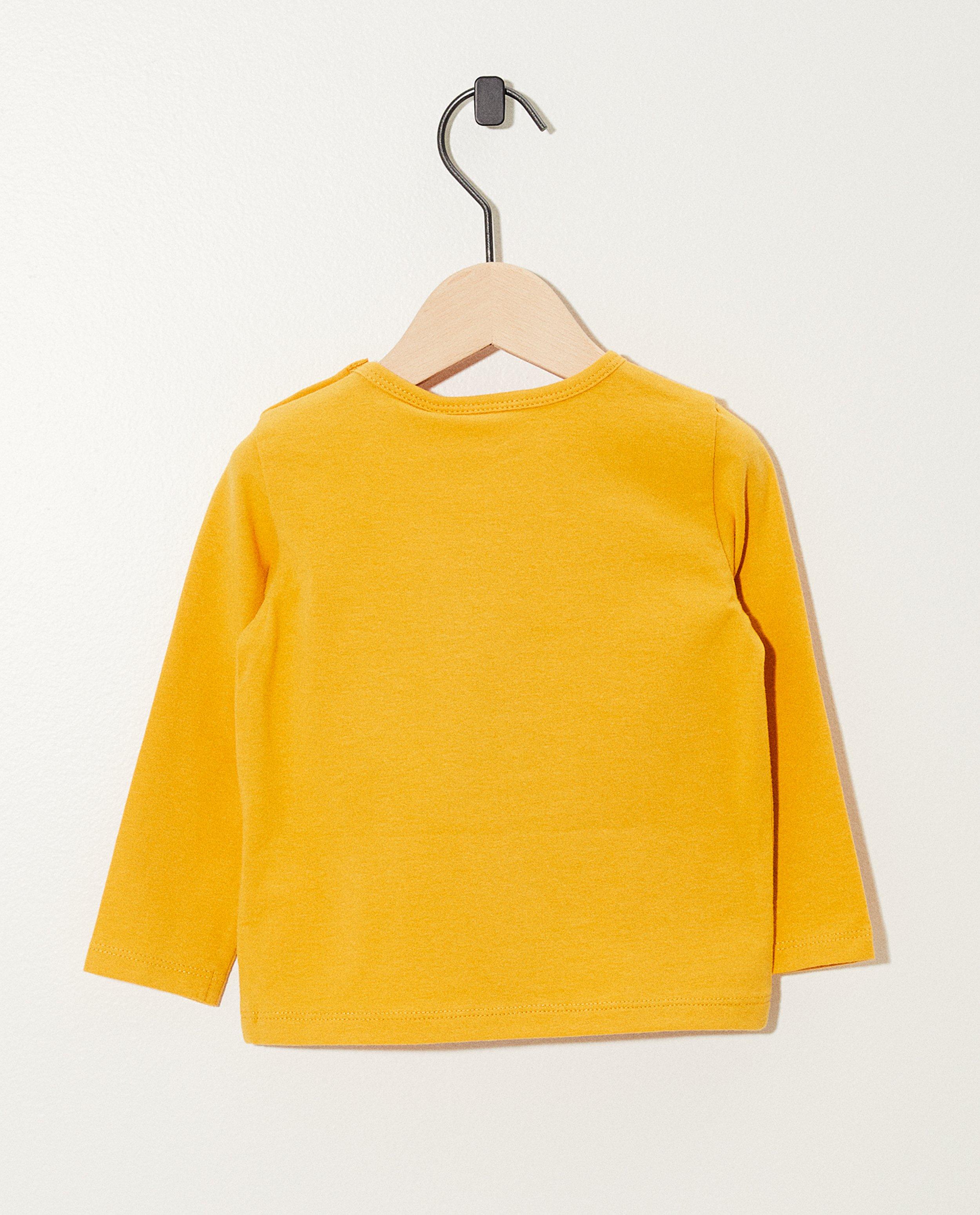 T-shirts - T-shirt jaune à manches longues