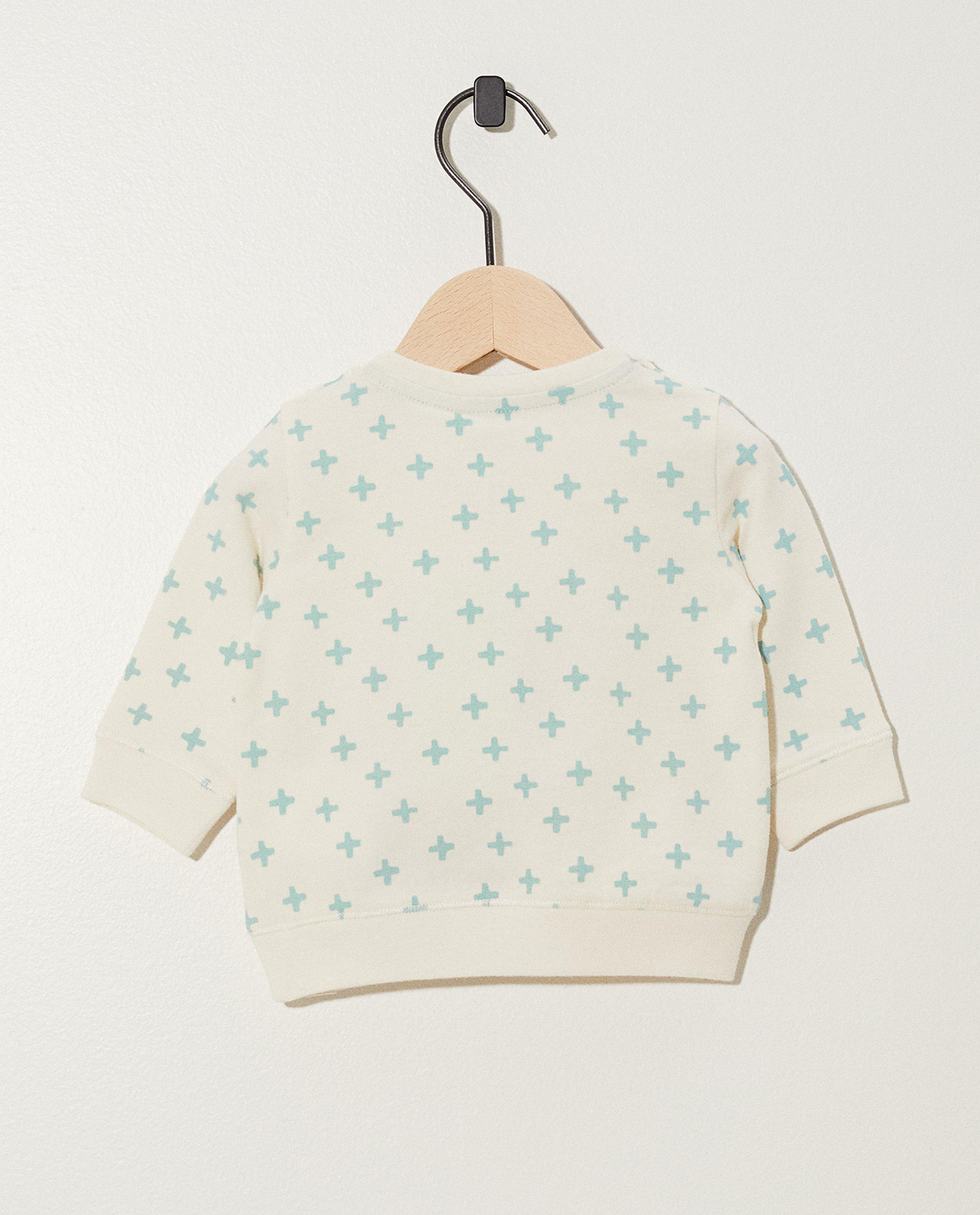 Sweaters - Witte sweater van biokatoen